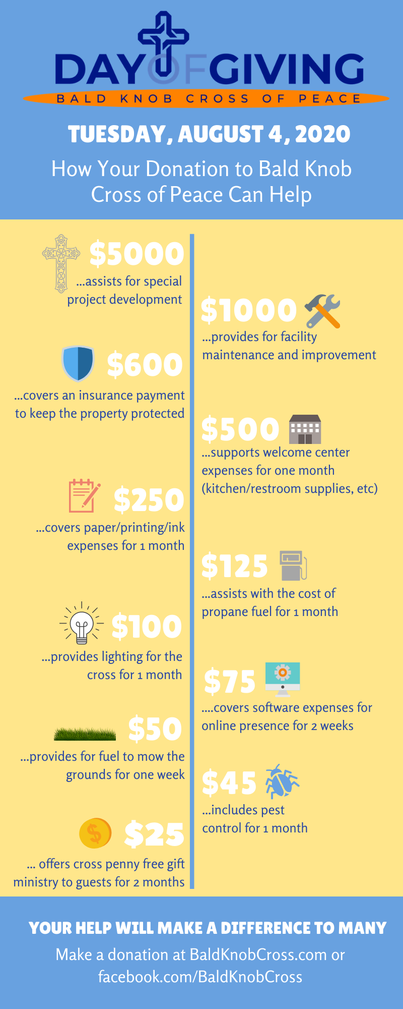 Day of Giving infographic