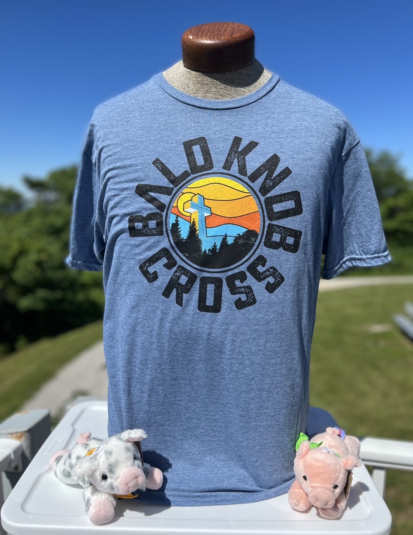 Circle Knob Cross T-Shirt Bald Knob